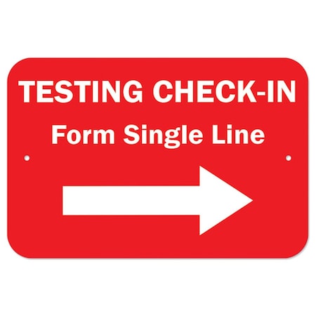 Signmission 7 in Height, Heavy Gauge Aluminum, A-1218-25474, A-1218-25474 A-1218-25474